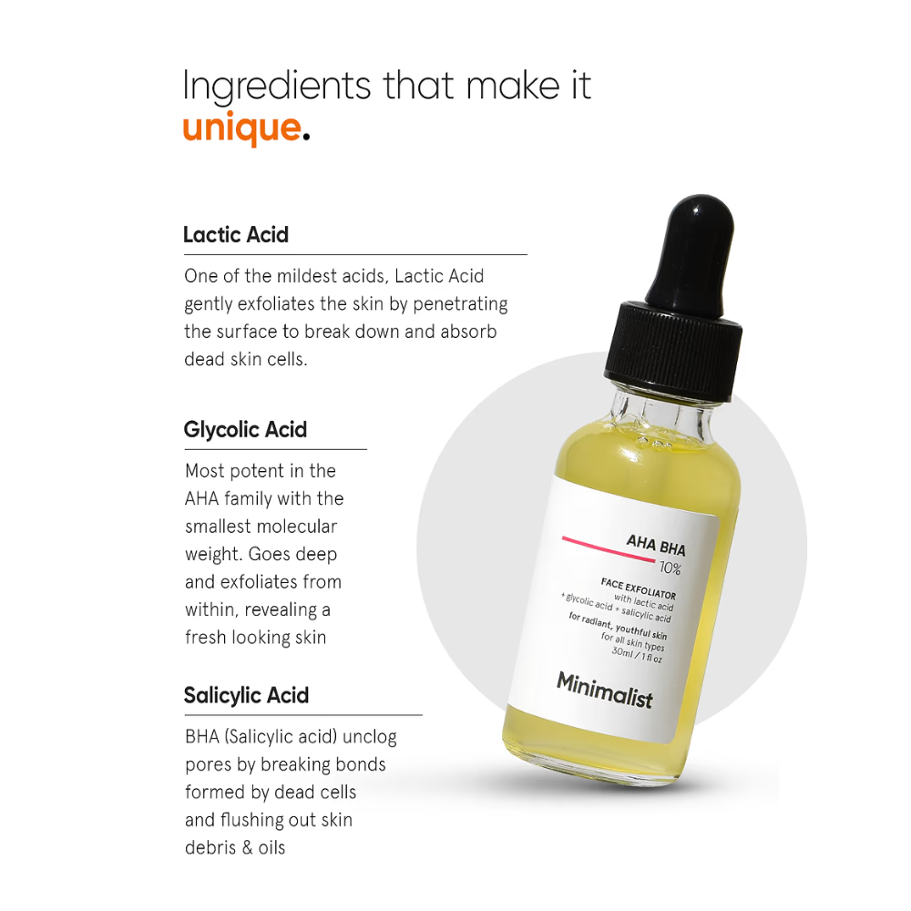 Minimalist 10% Face Exfoliator 30ml
