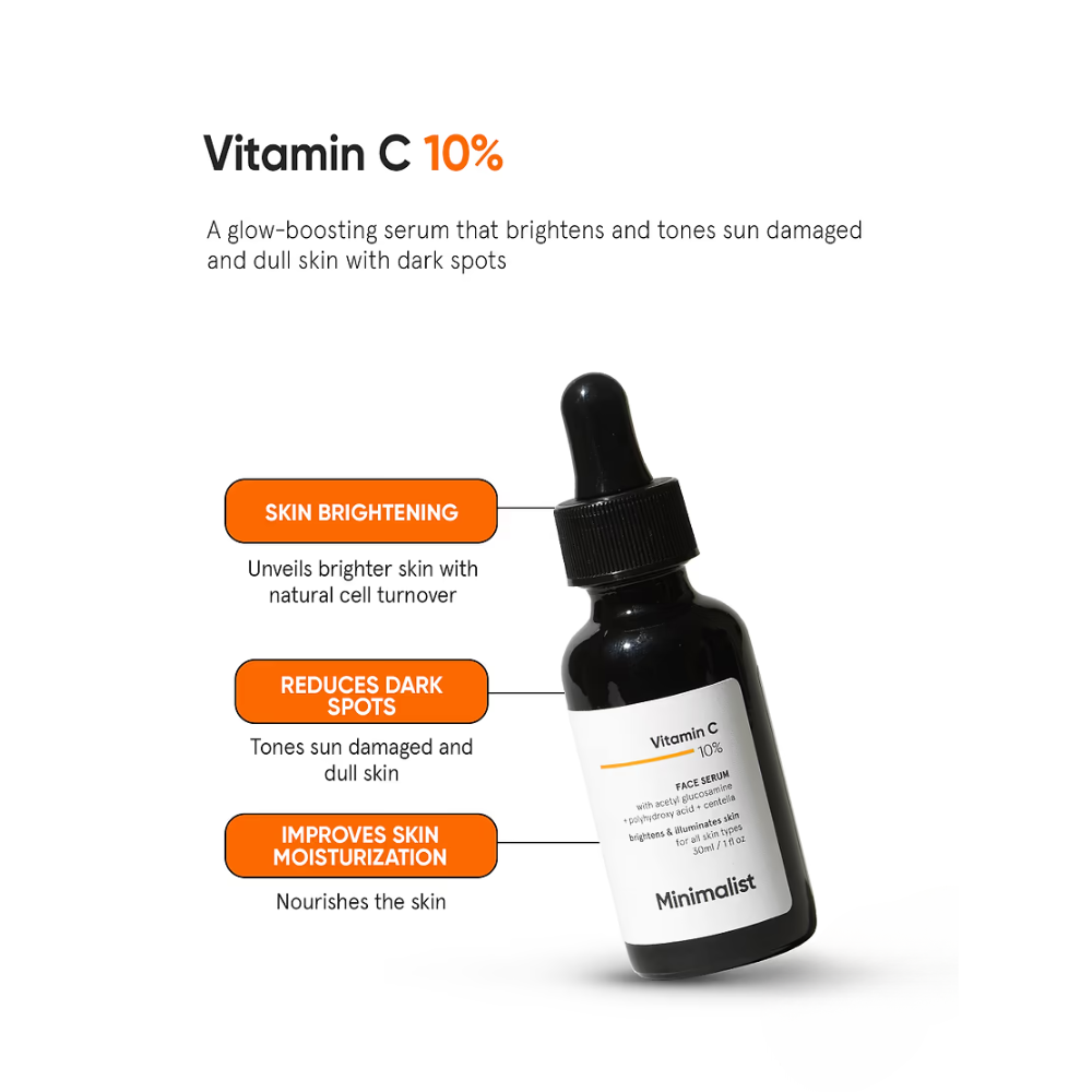 Minimalist Vitamin C 10% Face Serum 30ml