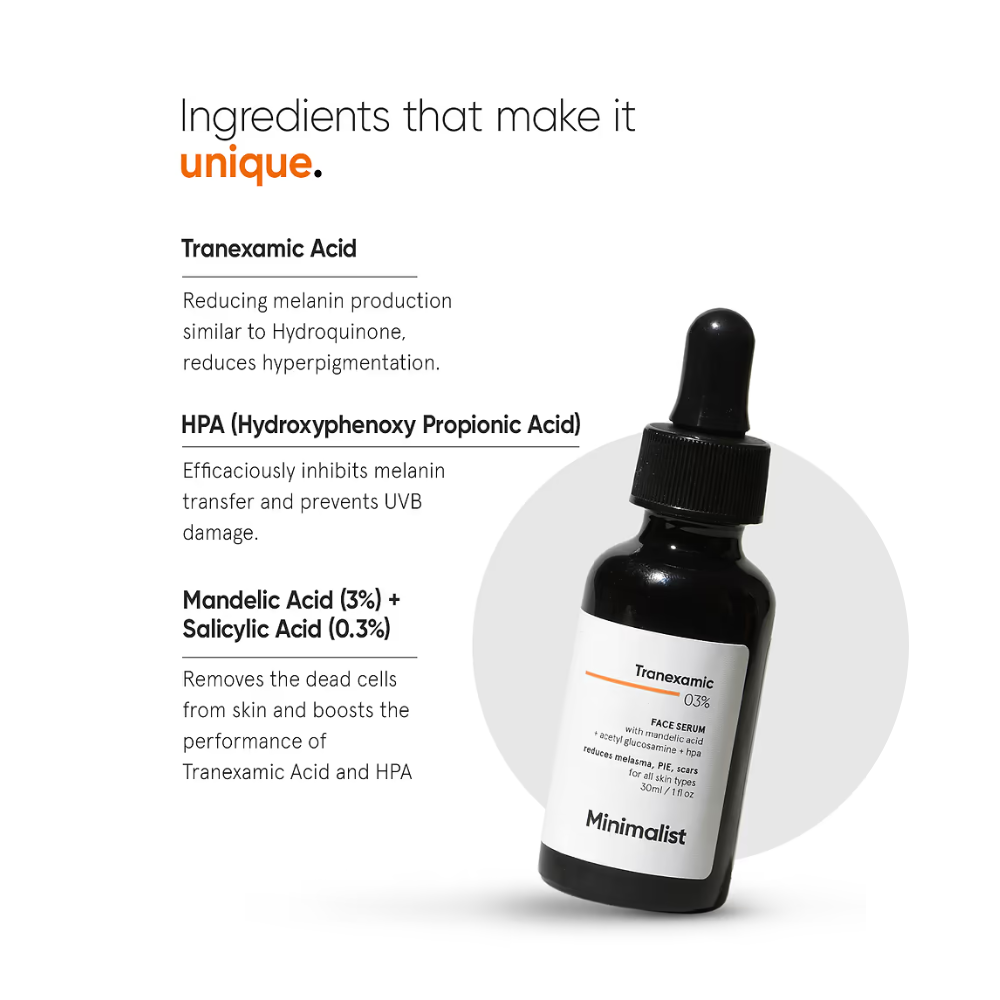 Minimalist Tranexamic 03% Face Serum 30ml