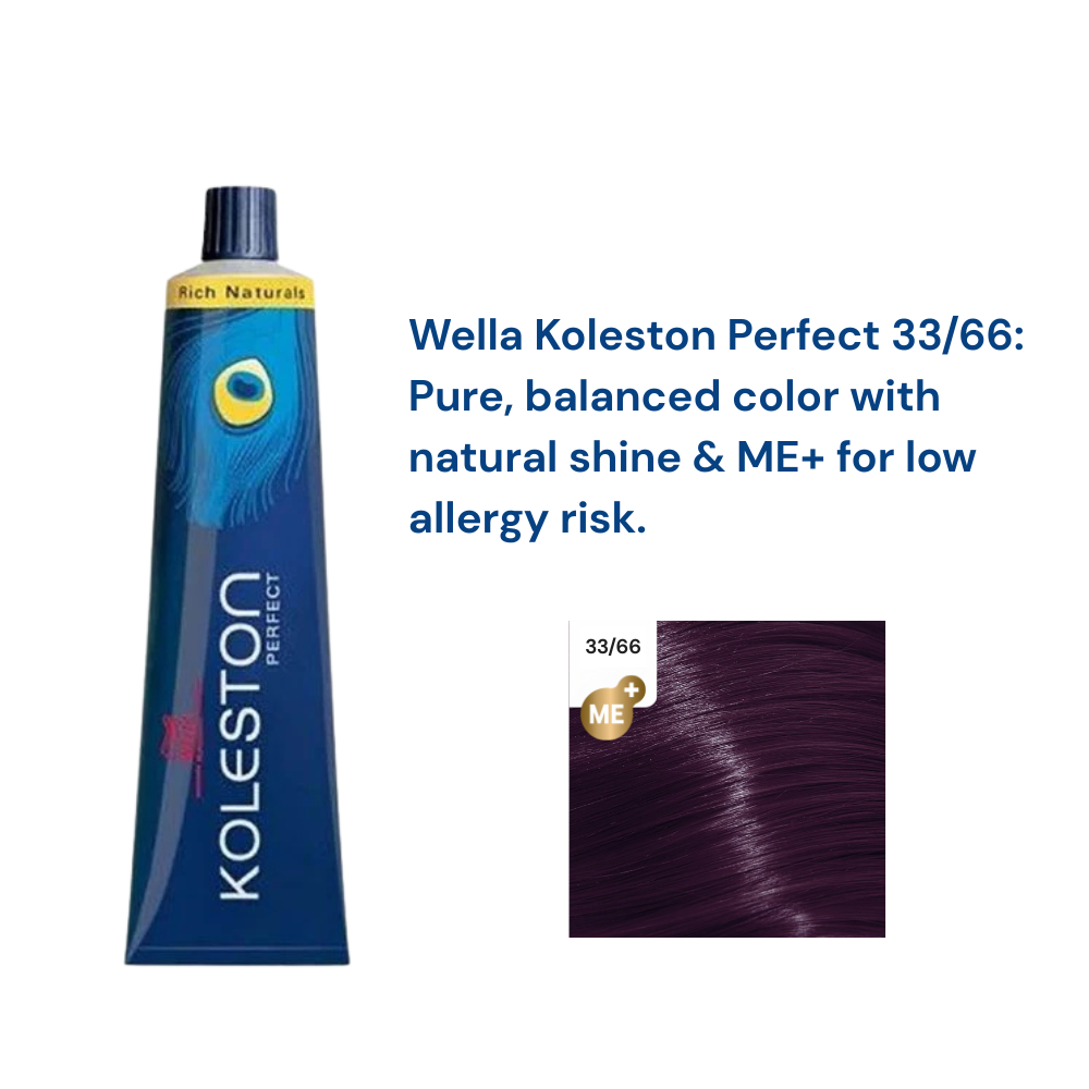 Wella Professionals Koleston Perfect Hair Color 33/66 Colorant Tube 60G