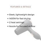 Ikonic Luxure Hair Dryer Black