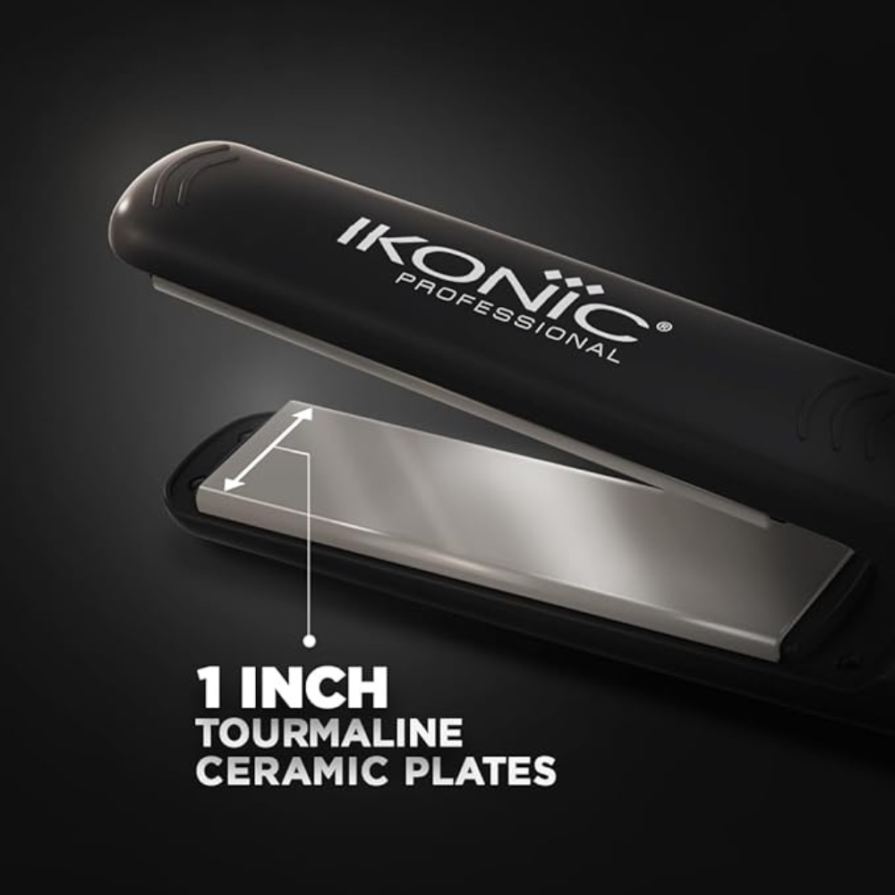 Ikonic Pro Ceramic Straightner - Black