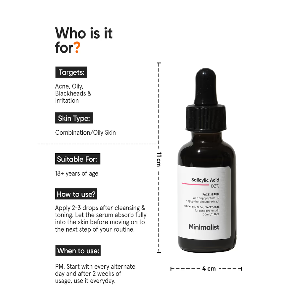 Minimalist Salicylic Acid 02% Face Serum 30ml