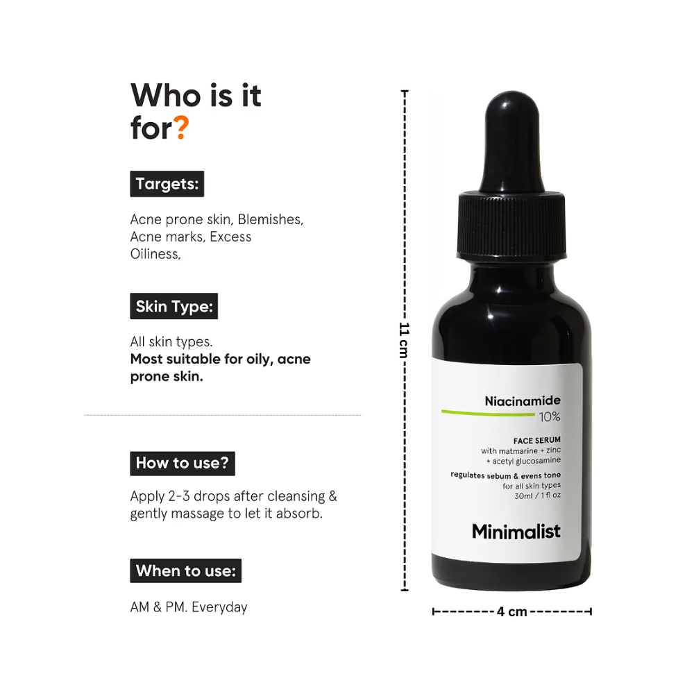 Minimalist Niacinamide 10% face serum 30ml