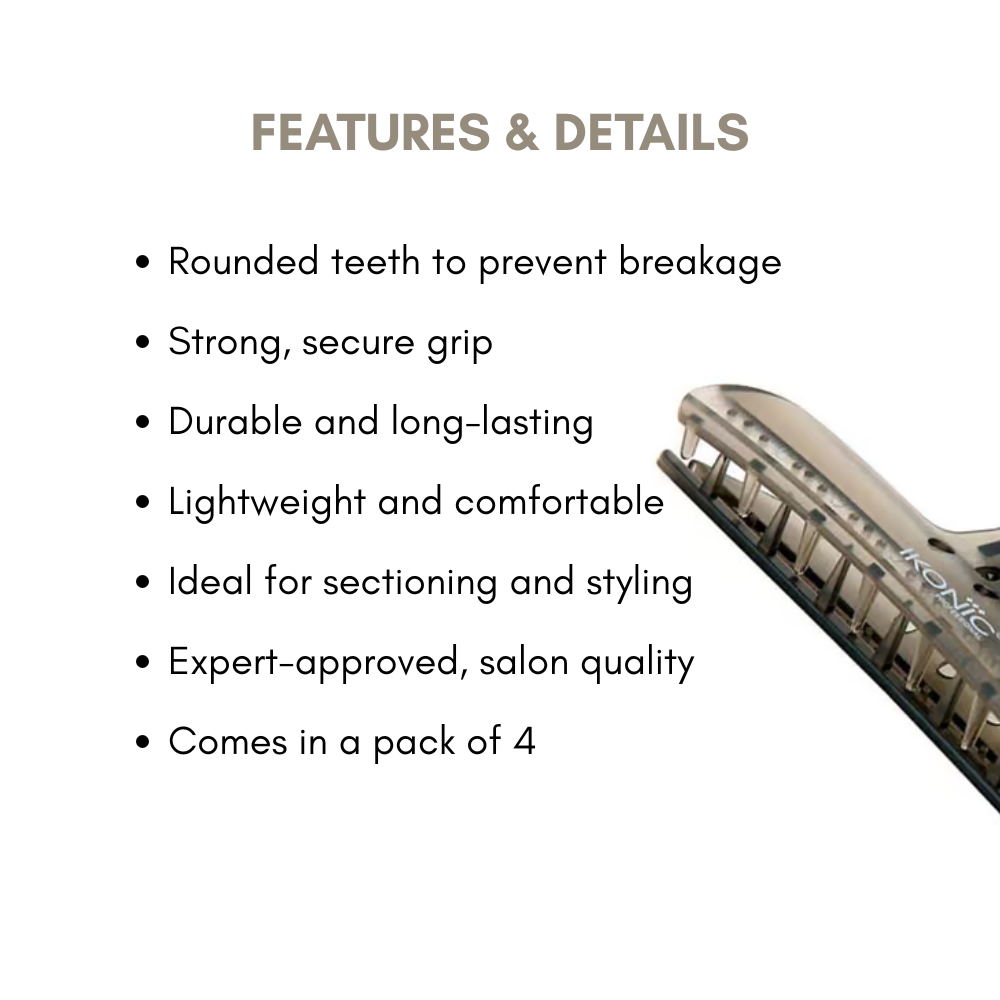 Ikonic Butterfly Clips Set of 4 (Pack of 2)