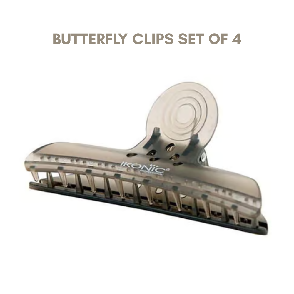 Ikonic Butterfly Clips Set of 4 (Pack of 2)