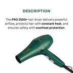 Ikonic Hair Dryer Pro 2500 Emerald