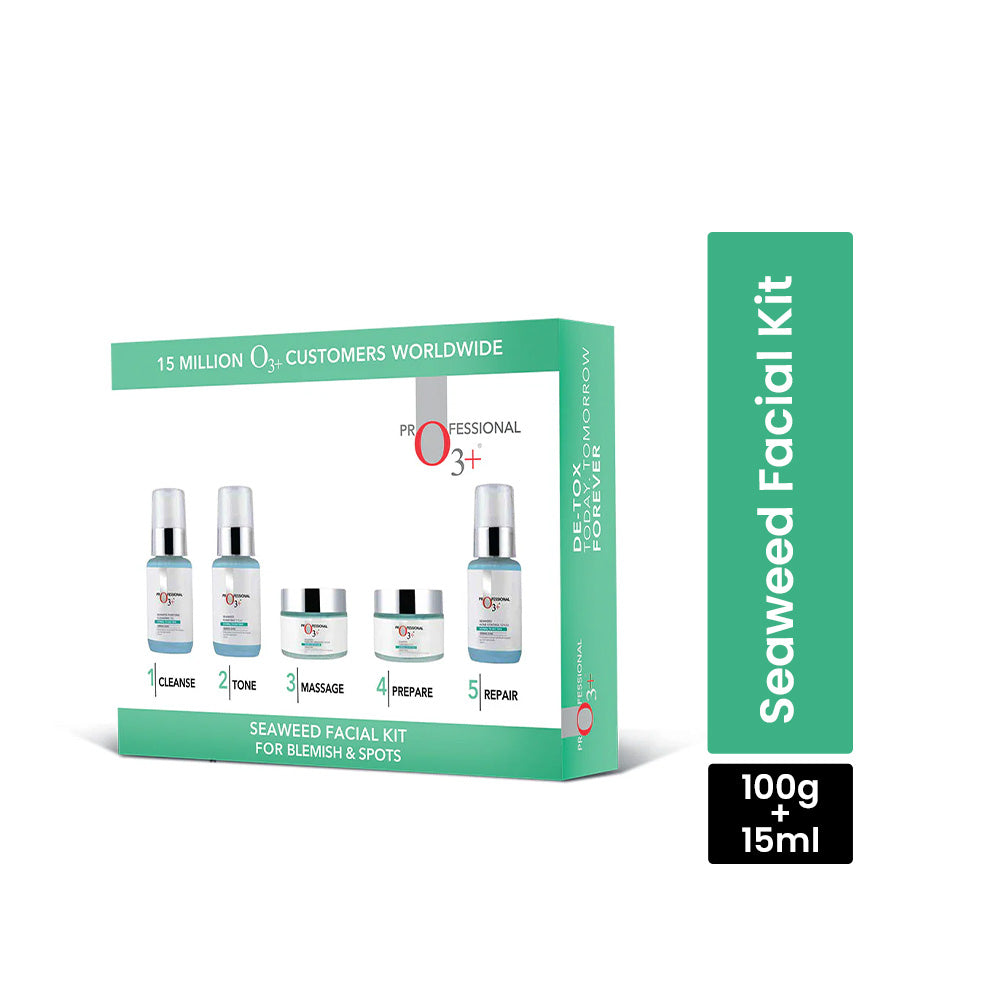 O3+ Seaweed Facial Kit_(100g+15ml)