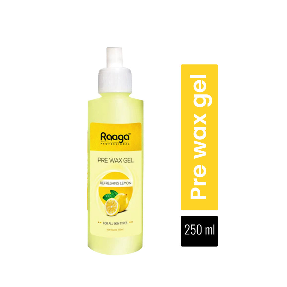 Raaga Professional Pre-Wax Gel Refreshing Lemon 250Ml
