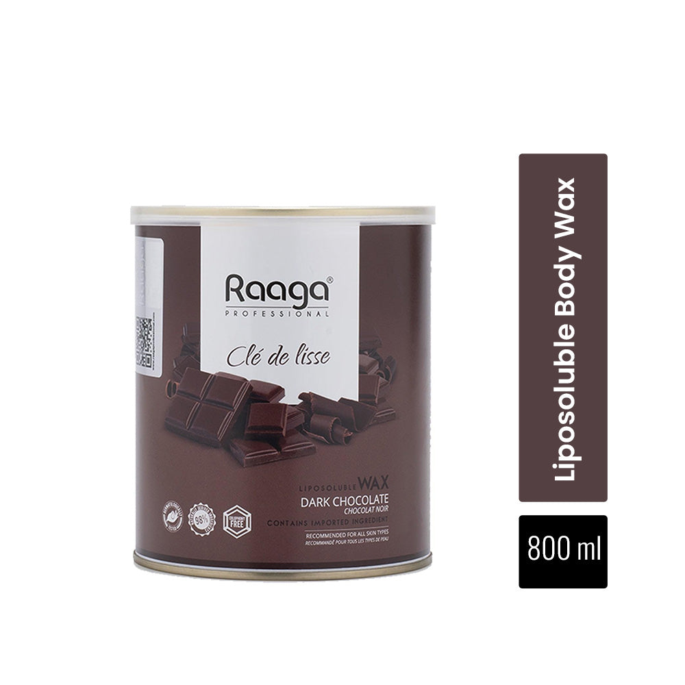 Raaga Professional Dark Chocolate Liposoluble Wax 800Gm