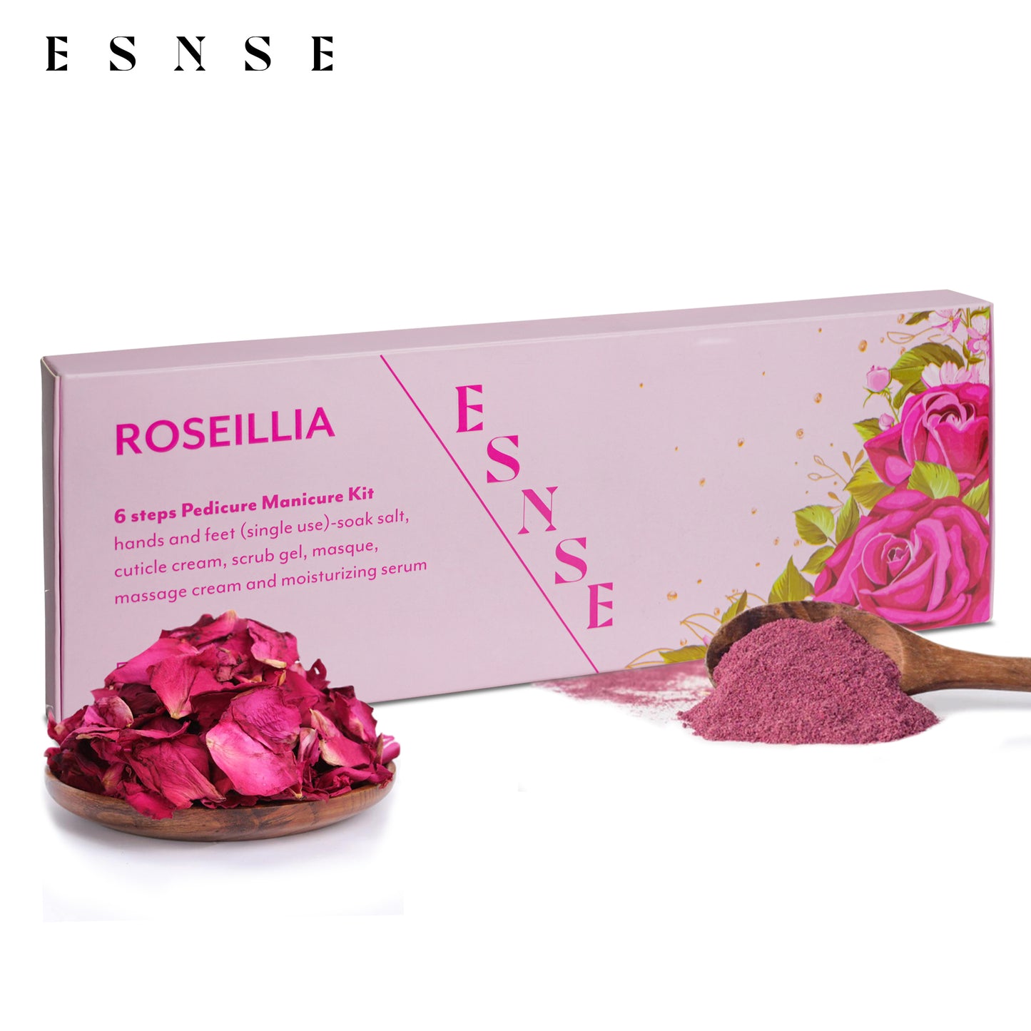 Esnse Pedicure Manicure Kit- Roseillia 58Gm