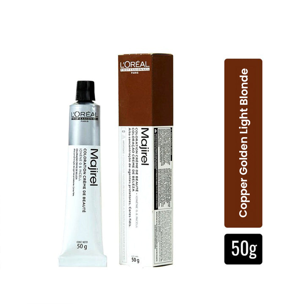 Loreal Majirel 8.34 Light Blonde With Copper Gold 50g