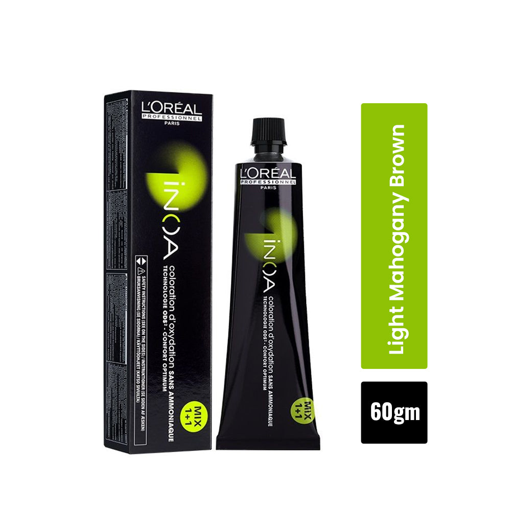 Loreal Inoa 5.5 Hair Color Light Mahogany Brown 60gm