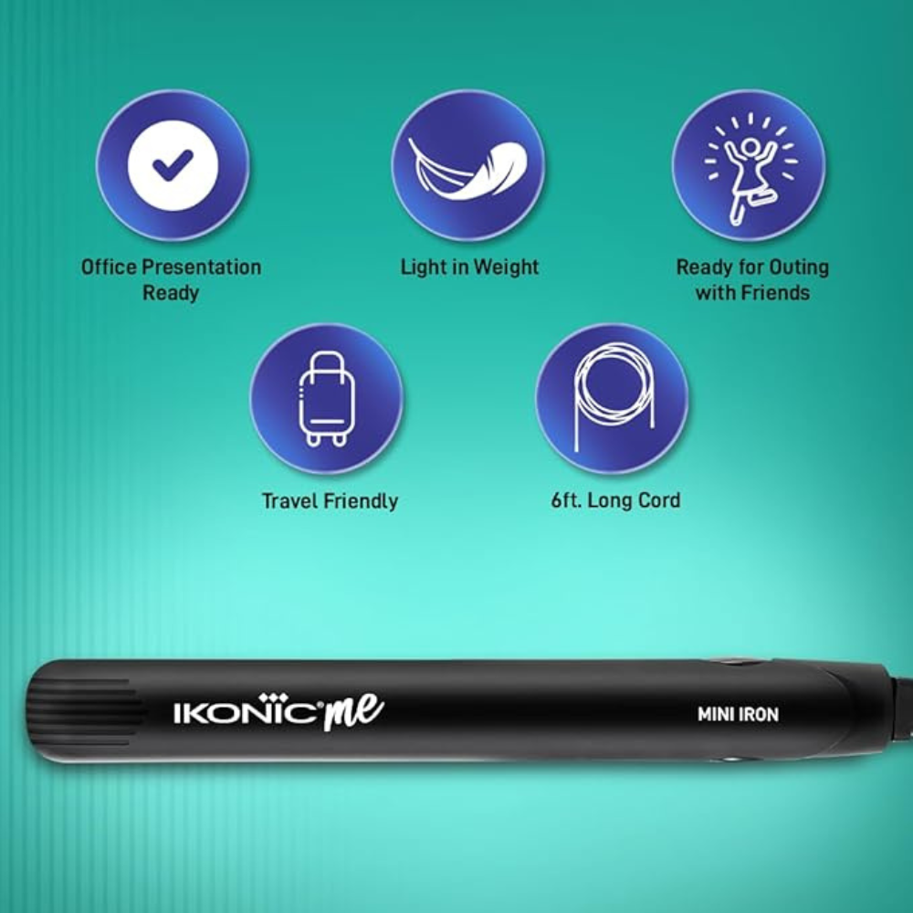 Ikonic Professional Mini Iron - Purple