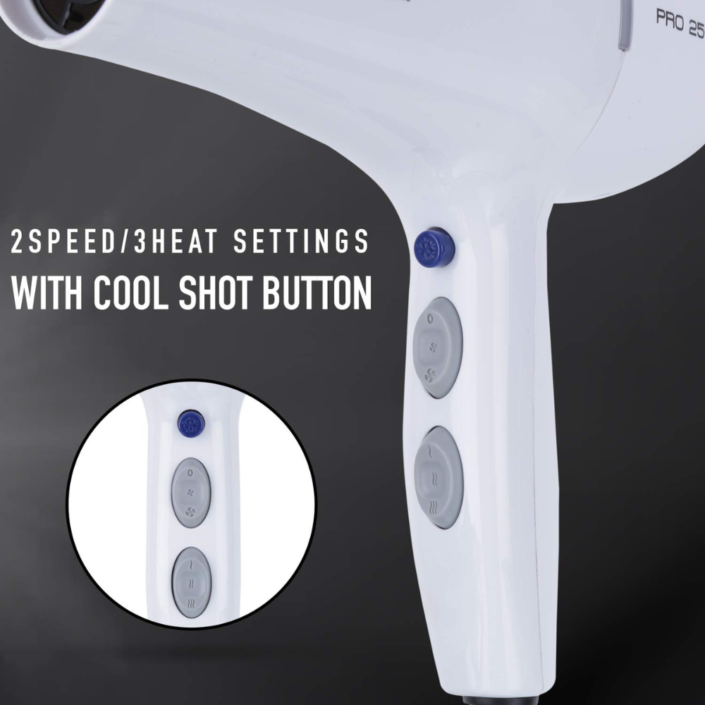 Ikonic Hair Dryer Pro 2500+White