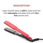Ikonic Hair Straightener - Super Smooth Red