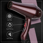 Wahl Super Dry Hair Dryer 2000W - Maroon