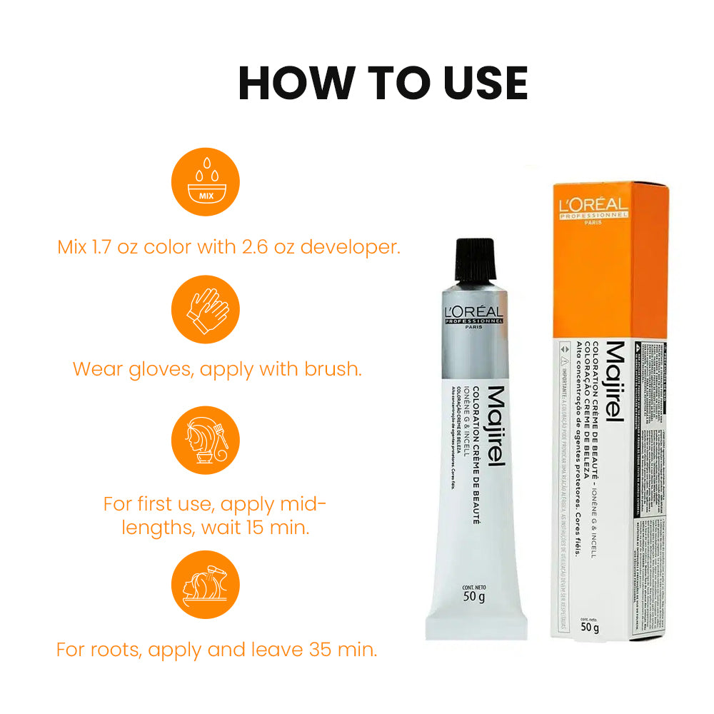 Loreal Majirel 7.3 Blonde With Gold 50Ml