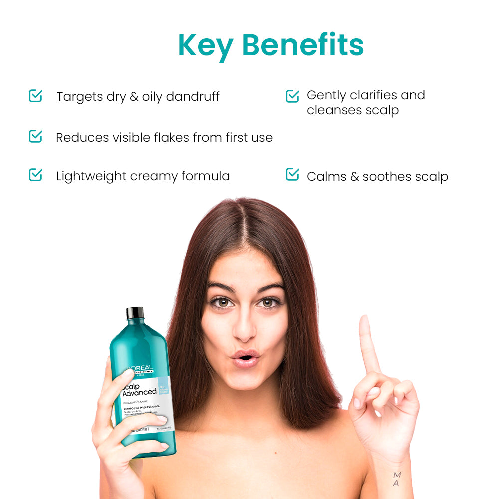 Loreal Professionnel Scalp Advanced Anti Dandruff Shampoo 1500ML