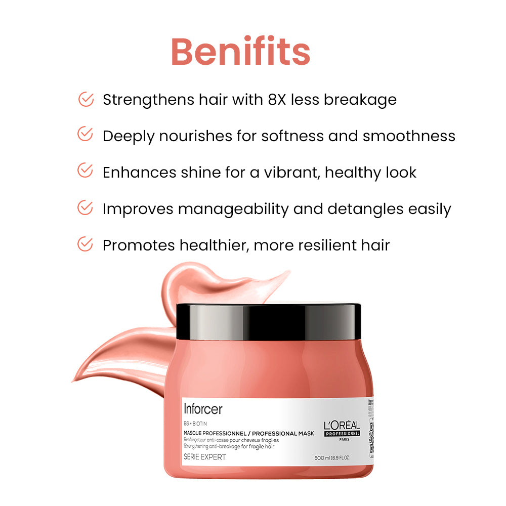 Loreal SE B6+Biotin Inforcer Masque 500MlFD .