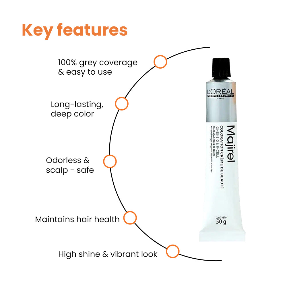 Loreal Majirel 6.3 Dark Blondee With Gold 50g