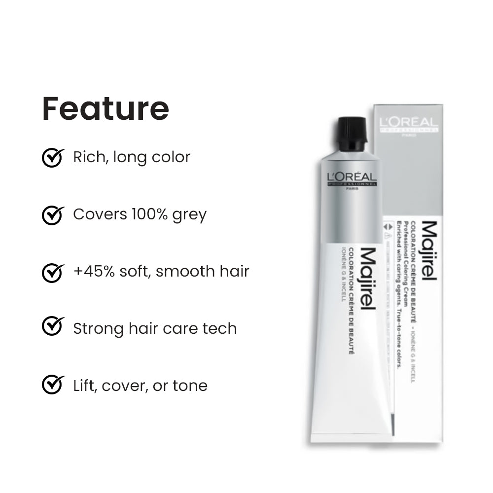 Loreal Majirel 5.52 Light Brown With Iridescent Mahogany 50Ml