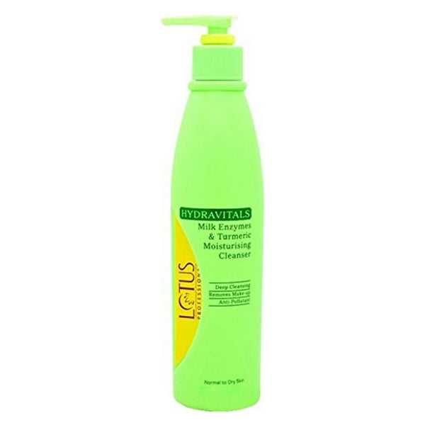 Lotus Professional Hydravitals Milk Enzymes And Turmeric Moisturising Cleanser,250Ml