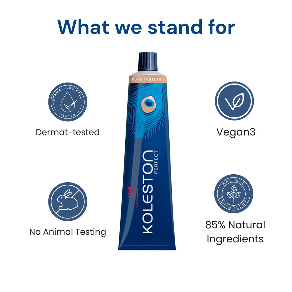 Wella Professionals Koleston Perfect Pure Naturals Hair Color 77/0 Colorant Tube 60G