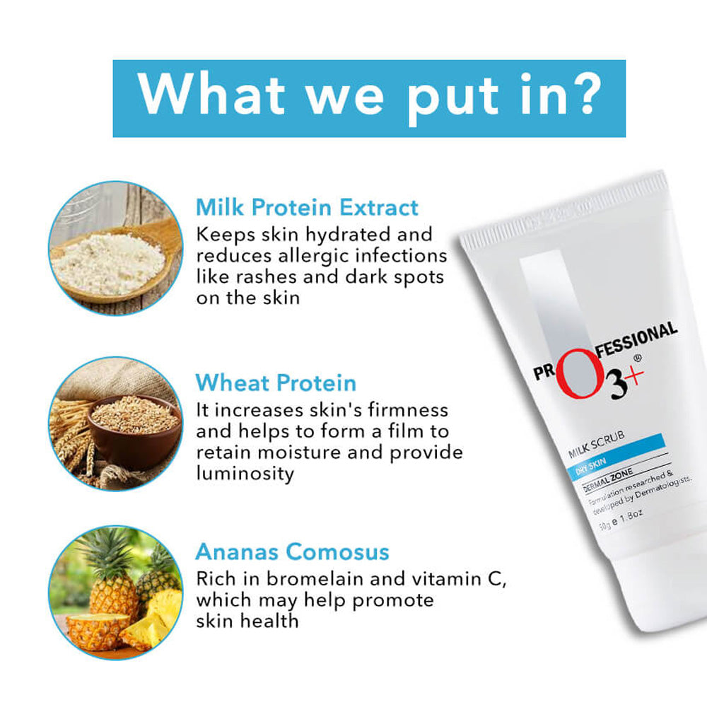 O3+ Face Scrub Milk 50G