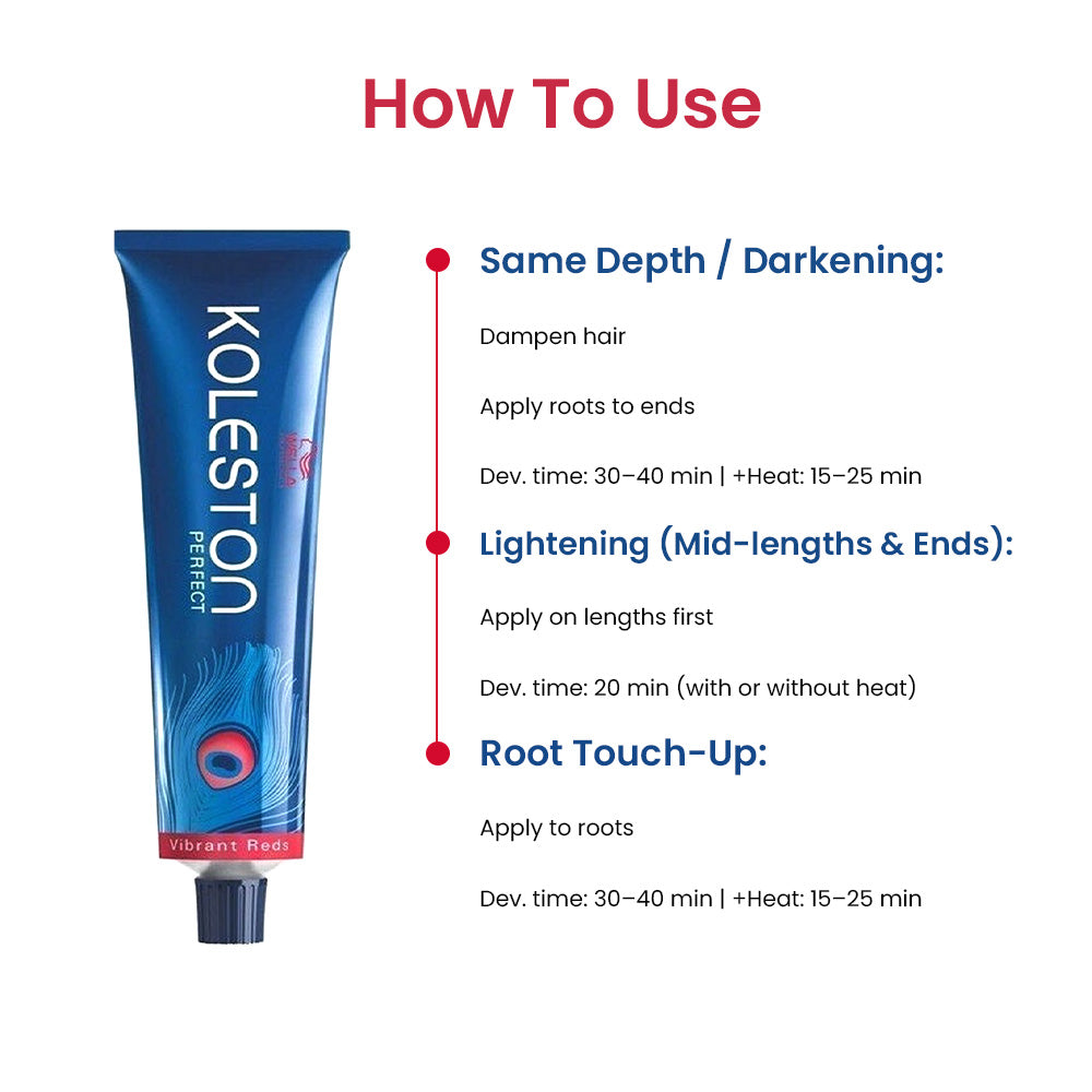 Wella Professionals Koleston Perfect Hair Color 4/4 Colorant Tube 60G