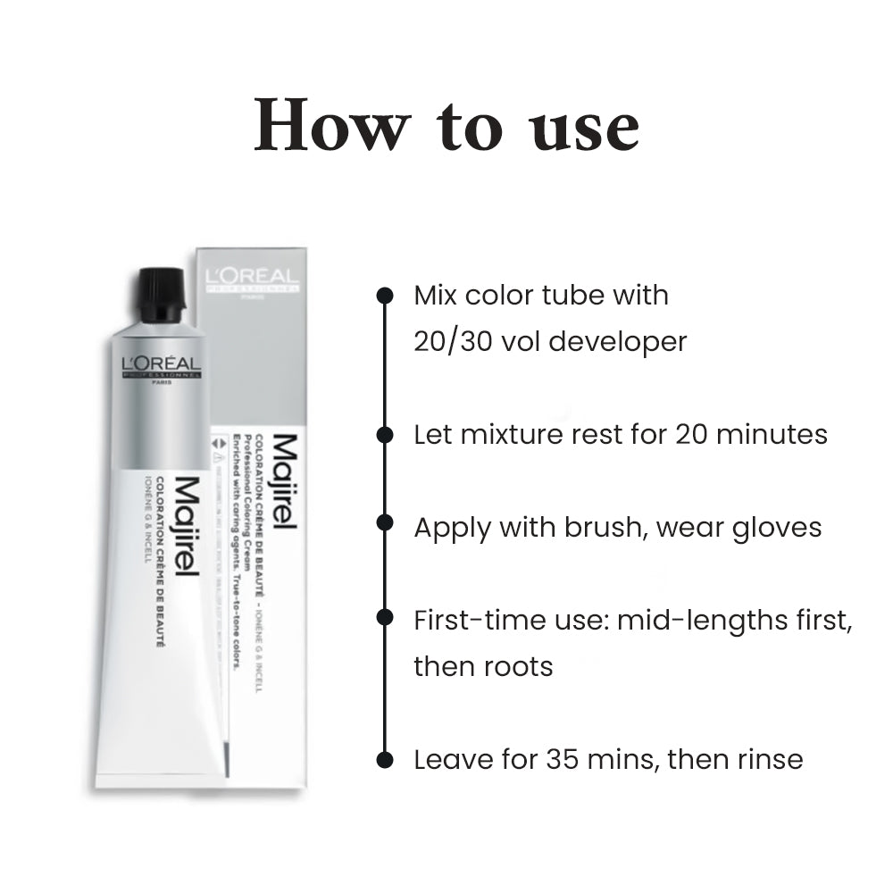 Loreal Majirel 5.52 Light Brown With Iridescent Mahogany 50Ml