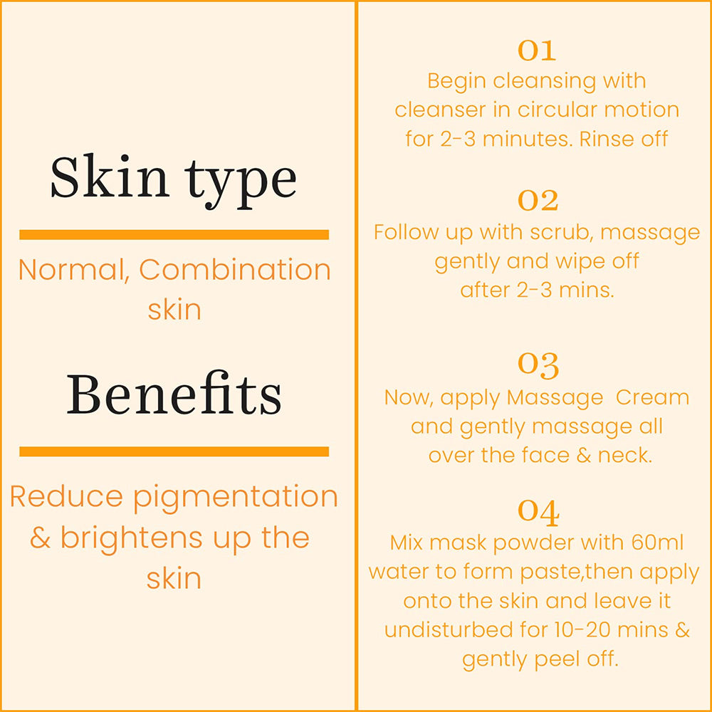 O3+ Vitamin-C Facial Single Dose Kit (45 G)