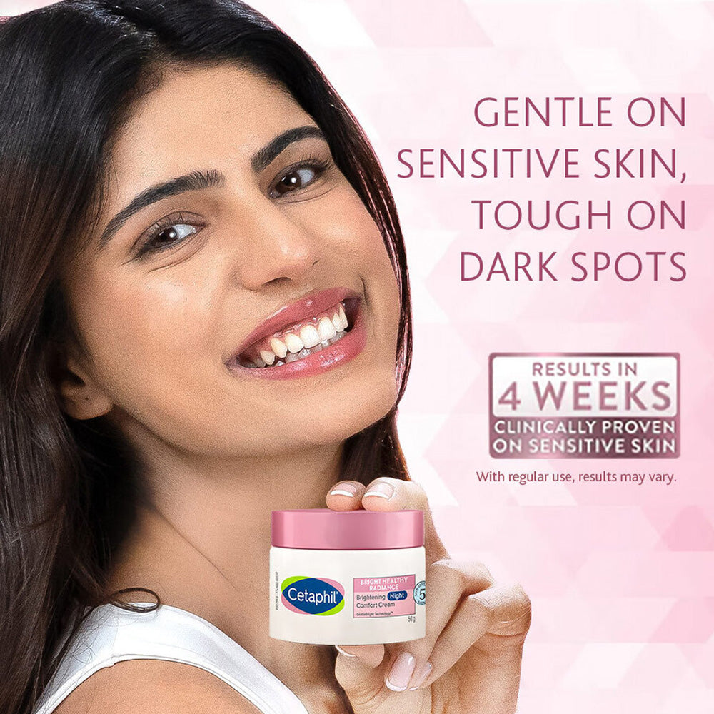 CETAPHIL BRIGHT HEALTHY RADIANCE BRIGHTENING NIGHT COMFORT CREAM 50GM