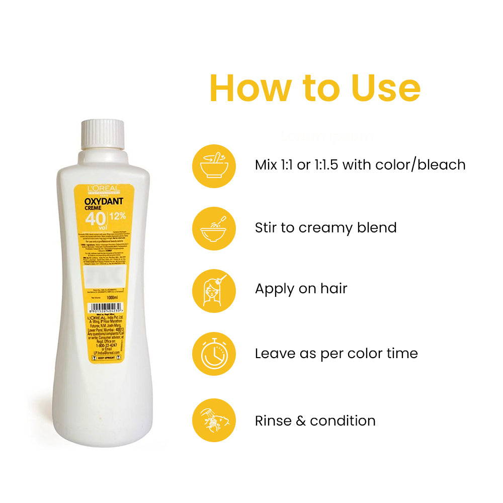 Loreal Oreor Developer 40 Vol 1000Ml