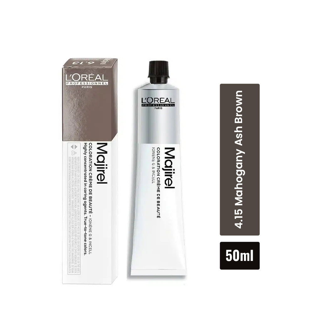 Loreal Majirel Hair Color New Shade 4.15 50ml