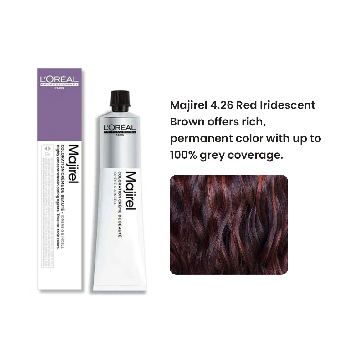 Loreal Majirel Hair Color New Shade 4.26 50g