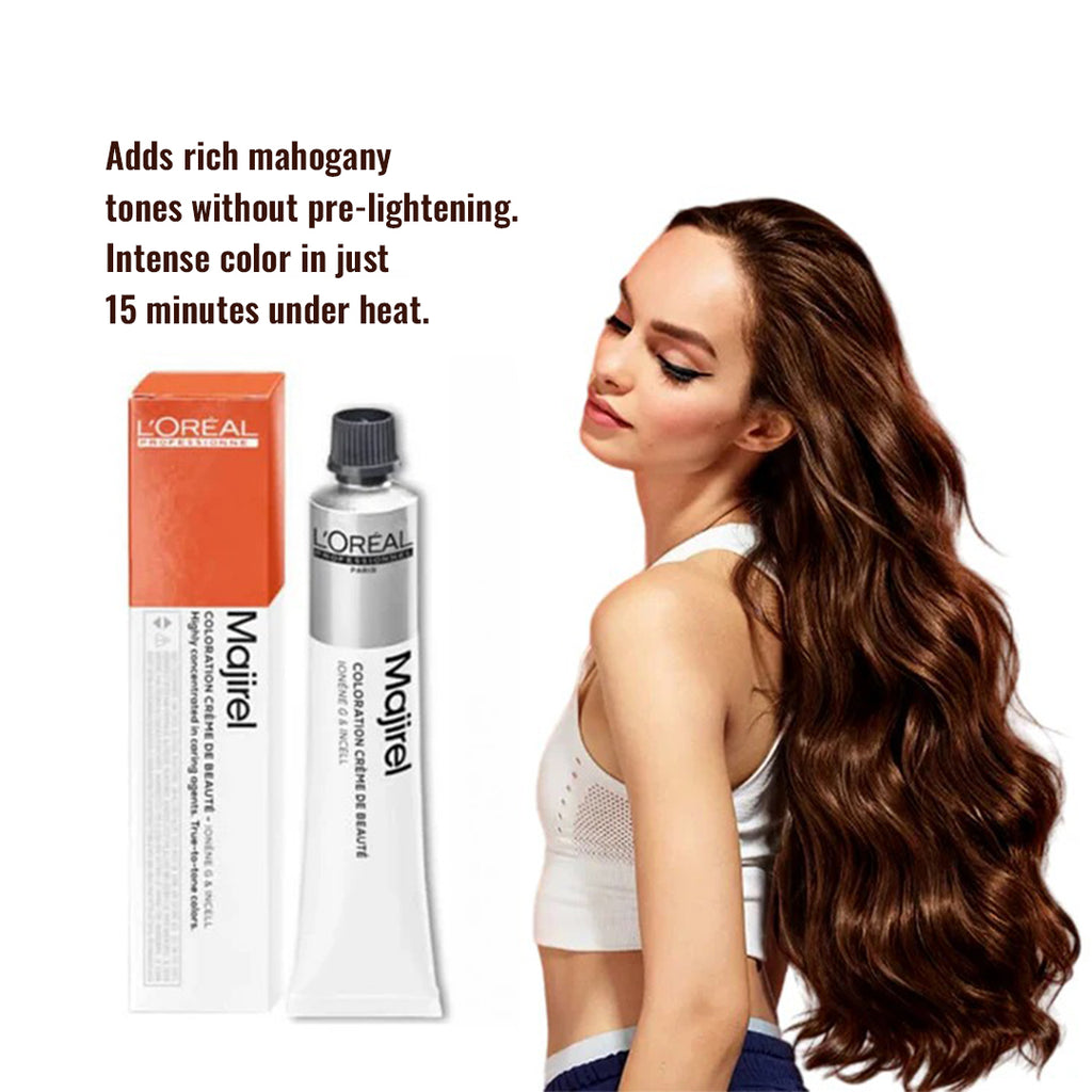Loreal Majirel 4.45 Brown With Mahogany Copper 50Ml