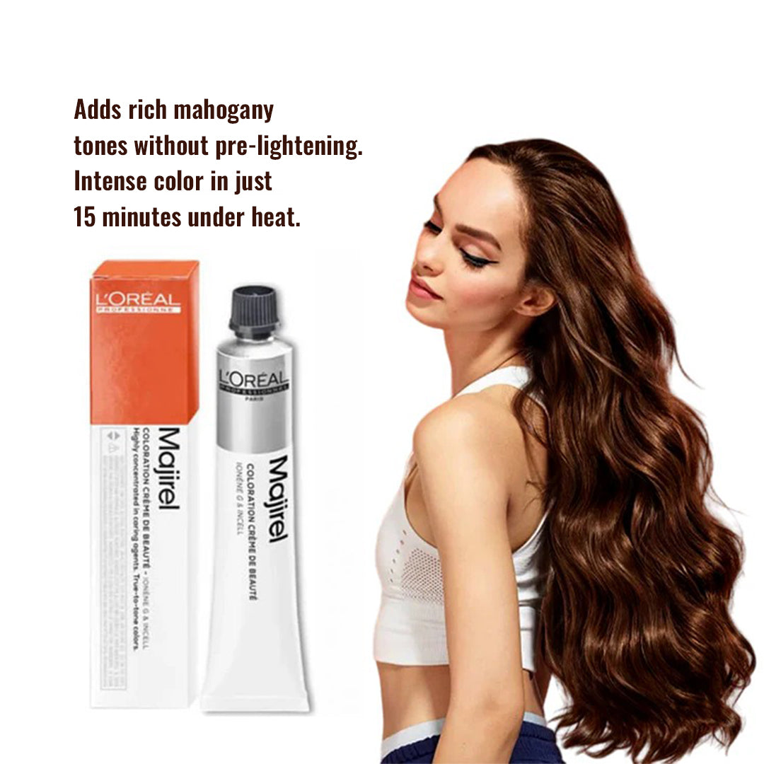 Loreal Majirel 4.45 Brown With Mahogany Copper 50Ml