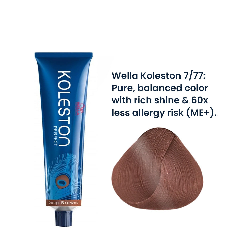 Wella Professionals Koleston Perfect Hair Color 7/77Colorant Tube 60G