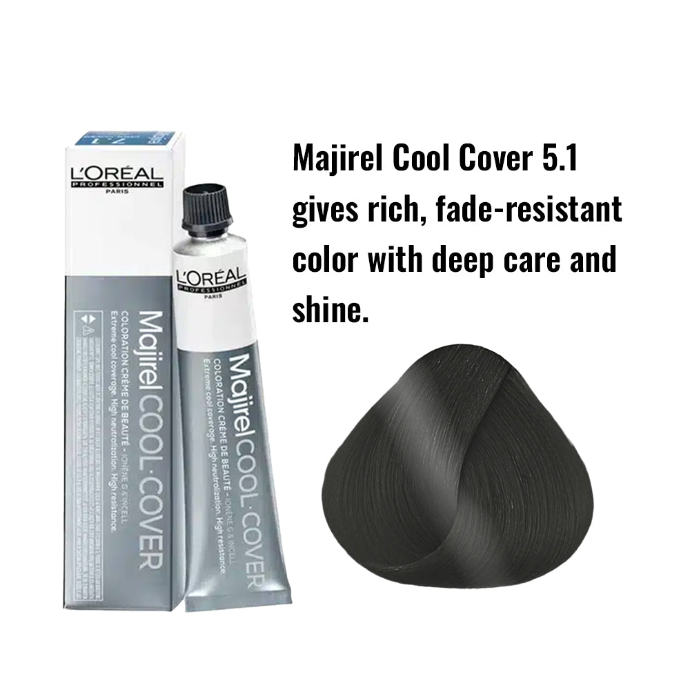 Loreal Majirel Cc 5.1 Light Brown With Ash 50Ml