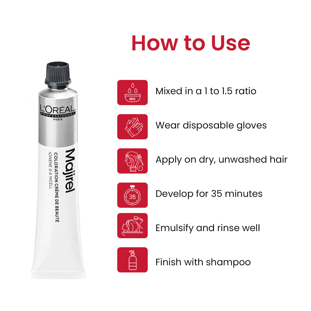 Loreal Majirel Hair Color Light Ext Red Brown 5.62 50ml