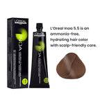 Loreal Inoa 5.5 Hair Color Light Mahogany Brown 60gm