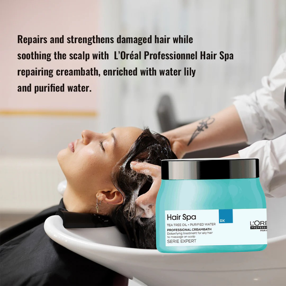 Loreal Paris Professionnel Hair Spa Detox Creambath (490 G)