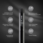 Ikonic Hair Straightener - Glam Black