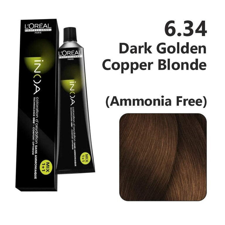 Inoa 6.34 Dark Blonde With Copper Gold 50Ml