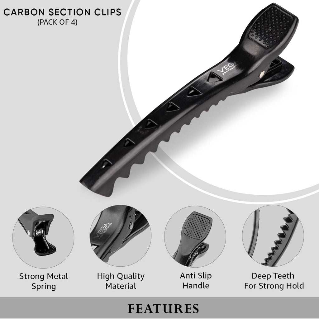 Carbon Section Clips (Pack of 4)