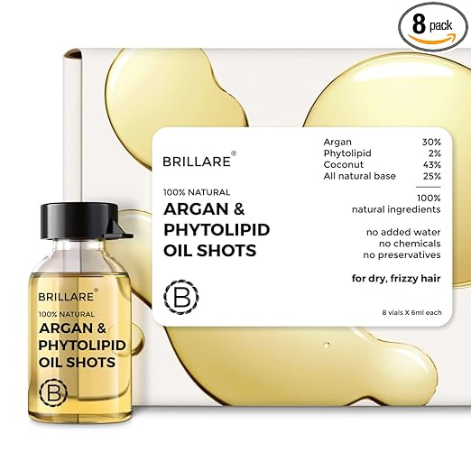 Brillare Argan & Phytolipid Oil Shots-8 x 6Ml