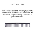 Ikonic Carbon Comb - CC01 Black