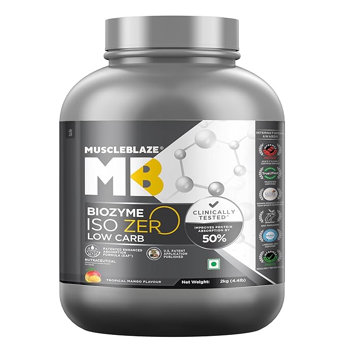 MB Biozyme Iso Zero low Carb-2Kg Low Carb Tropical Mango