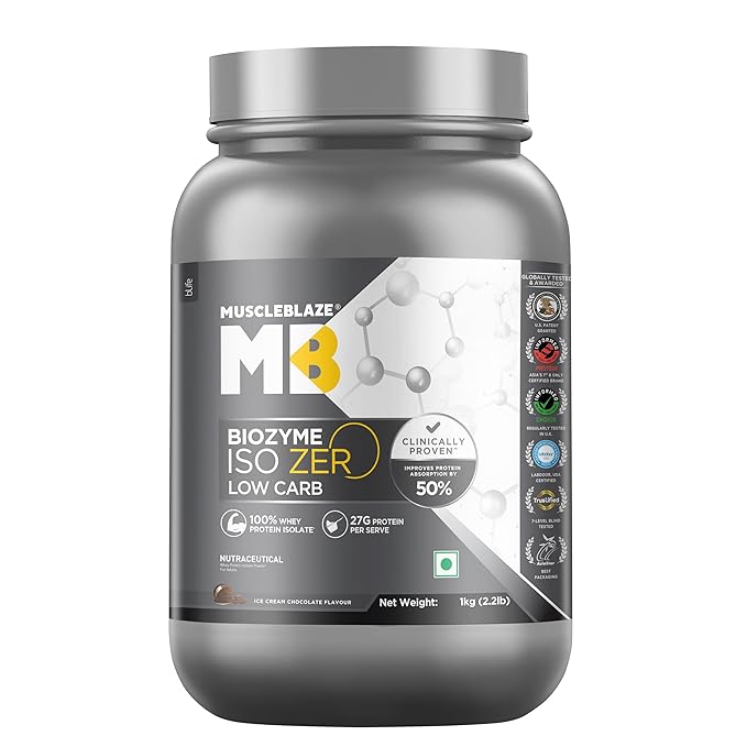 MB Biozyme Iso Zero low Carb-1KgLow Carb Ice Cream Chocolate